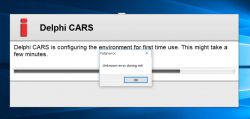 Delphi autocom 2015 r3 - Unknown error during init Delphi autocom 2015 r3 - Unknown error during init