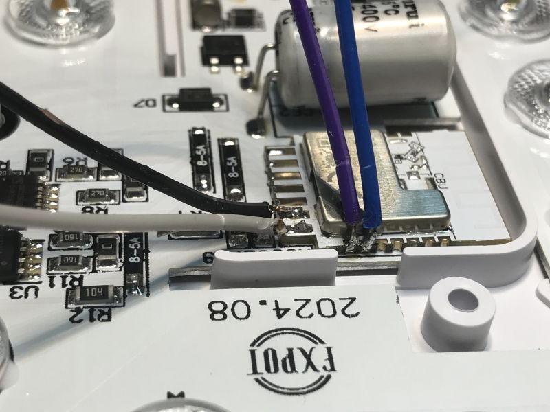 How hot does the 24 W Tuya ceiling lamp get? Test, interior and firmware change