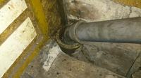 Installation of a shower tray, problems with drainage to the sewage system.
