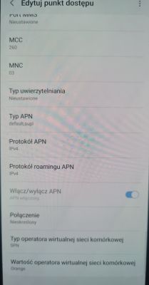 Komunikat: Witryna jest nie osiągalna. Brak dostępu do Internetu// Samsung A51. Orange/Android
