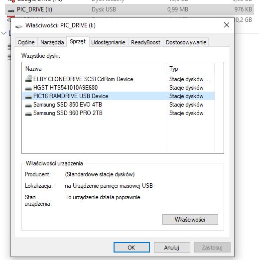 Custom pen drive from scratch - PIC microcontroller and EERAM memory - no external libraries