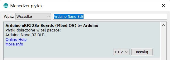 Arduino NANO 33 SENSE, recenzja, uruchomienie, testy Arduino NANO 33 SENSE, recenzja, uruchomienie, testy