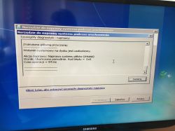 Samsung SSD 850 EVO - partycja systemowa jest uszkodzona