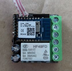 VTA+ Ray II Relay Module with CB3S Chip Relay module with CB3S chip and HF49FD marking.