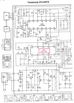 1421B - Schemat TV czarno-białego 5,5 z Chin (Budman, Visiolux, First) CD1031CS