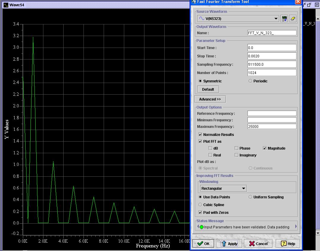 FFT simulation setup Forum for Electronics