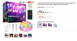 BK7231T Globe Fairy Lights - can't get GPIO config config template or cloud-cutter profile