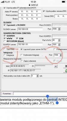 Gdzie znajdę opis połączenia Integra 128 Plus i Domoticza?