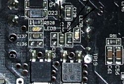 RCF Art 715: Identifying L502 Choke & C76 Capacitor Values on PST417F PCB Board