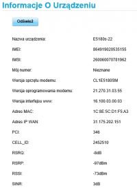 Huawei E5180s-22 - identyfikacja BTS - szybko¶æ LTE Play Huawei E5180s-22 - identyfikacja BTS - szybko¶æ LTE Play