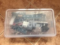 Cardboard boxes or boxes for electronics? Transparent containers for slightly larger items
