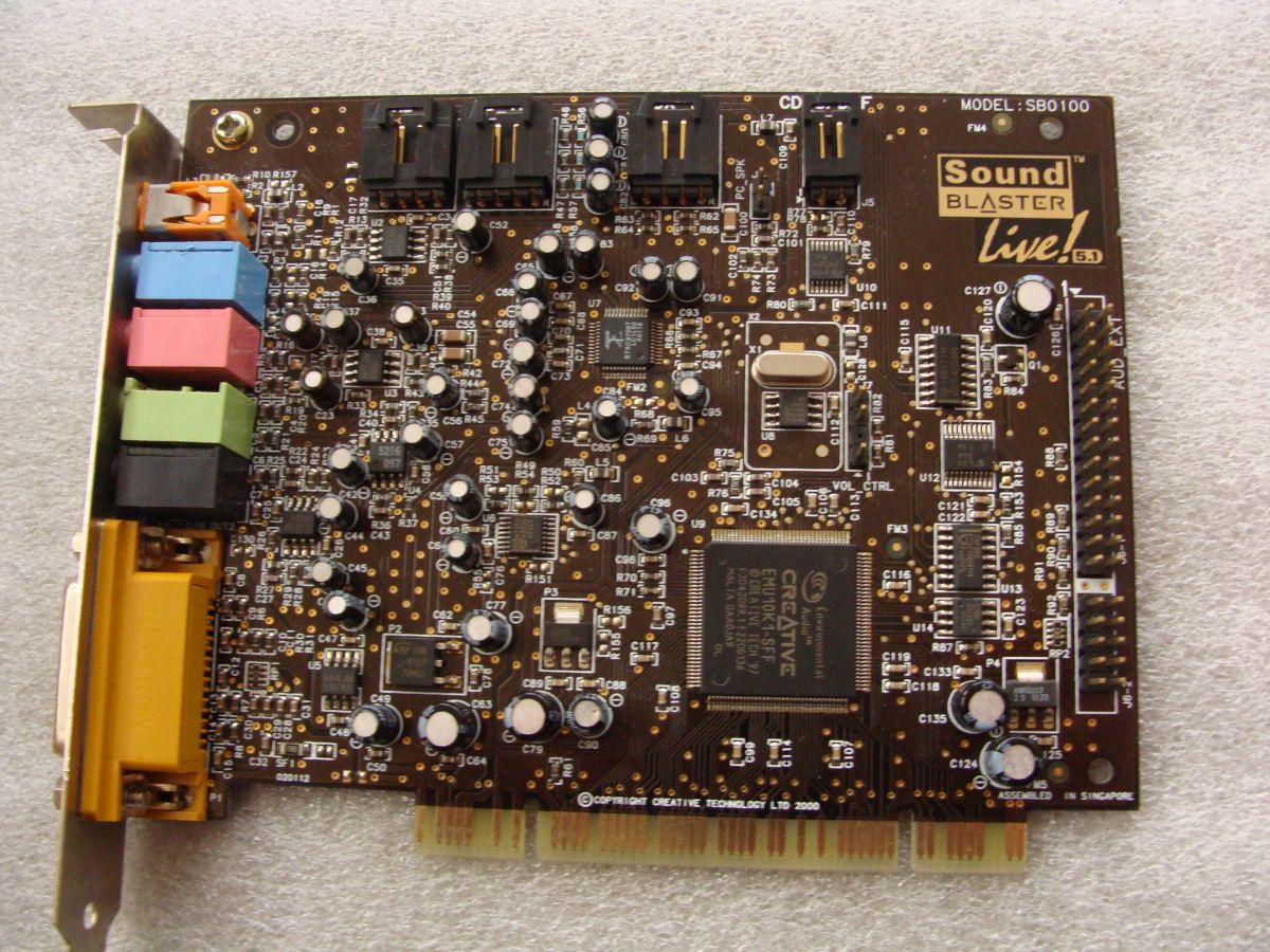[Sprzedam] Retro karty myzyczne -PCI Creative SB CT4810 i SB0100