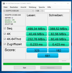 Lagowanie Windowsa na SSD GoodRam CX300 240GB - analiza benchmarku