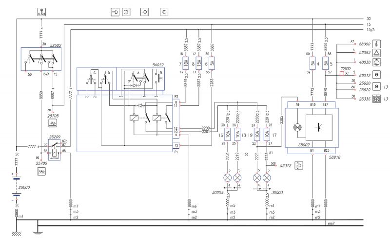 iveco 35c12 2004 brak świateł pozycyjnych