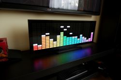 Audio spectrum display (ESP32, WS2812B)