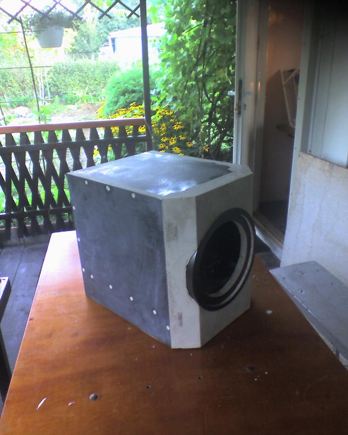 Subwoofer aktywny na Visaton 200 SC Subwoofer aktywny na Visaton 200 SC