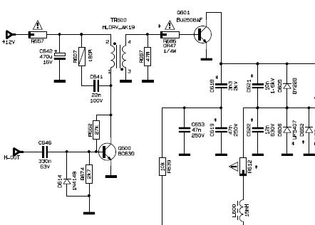 SEG ch11AK37 – jaki tranzystor zamiast BU2520 w odchylaniu, start zasilacza 44608