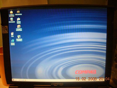 Monitor LCD GERICOM 18 cali ---- prawie tylko zółty kolor ,