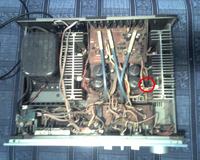 Yamaha A-960 – opłacalność naprawy wzmacniacza z przypaloną płytką i brak dźwięku