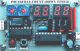Wyłącznik czasowy na PIC 16F84A.