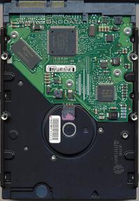 Lokalizacja transila w dysku Seagate ST3120827AS po uszkodzeniu elektroniki