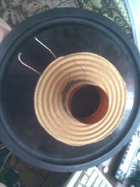 naprawa głośnika LTC (spalona cewka )