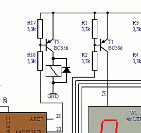 Timer kuchenny na ATmega8