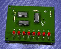 Brakujące elementy na obrazku płytki w eagle 3d.