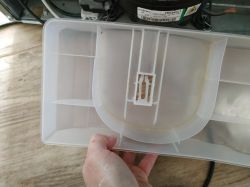 Mastercook LC-27ADX refrigerator how to remove the water container on the compre