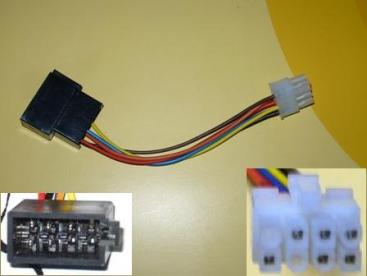 kostka iso -> DAR-92 ( 8 pin Clarion ) potrzebny opis kabli