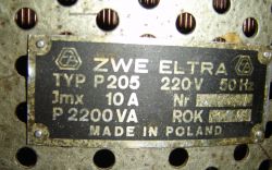 [Sprzedam] Autotransformator regulowany 0-250V, 10A, 2200VA - 200 zł