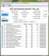 HDD WDC WD7500AADS-00M2B0 - prośba o sformatowanie dysku