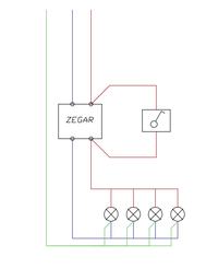 Jak połączyć zegar astronomiczny z wyłącznikiem do sterowania oświetleniem?