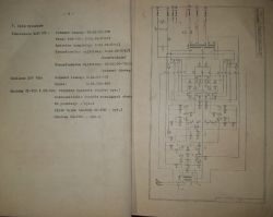 Schemat wzmacniacza WAM-100 z lat 76-79 na tranzystorach KD