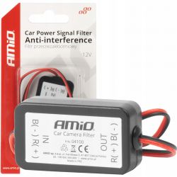 Filtr przeciwzakłóceniowy AMiO 04100 z opakowaniem