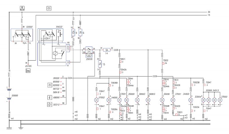 iveco 35c12 2004 brak świateł pozycyjnych