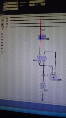 RENAULT CLIO 3 - Szukam schematu dla instalacji klaksonu, poduszka w kierownicy