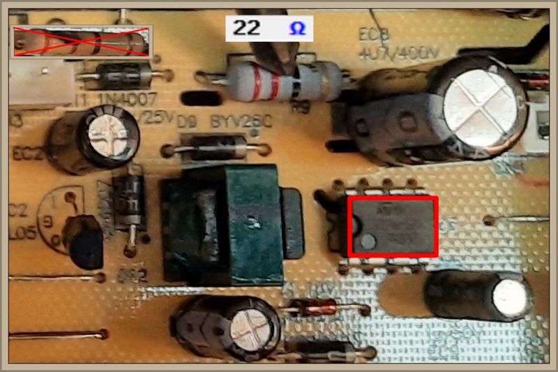 Quigg IK 4000.13 Induction Hob: Dealing with Error E0 After Replacing 22? Resistor