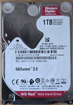 WD10JFCX-68N6GN0 1TB – niekompletne DANE, podejrzenie zerowania lub modyfikacji danych