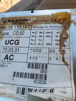 Vectra c cd 50phone - Potrzebuję opis skrótów kostki radia