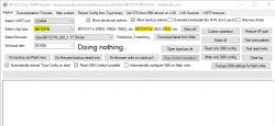 User interface of the BK7231 Easy UART Flasher tool for updating firmware.