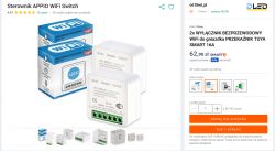 [BK7231N] Typowy moduł przekaźnik z WiFi do puszki - Appio 0158 Switch - programowanie