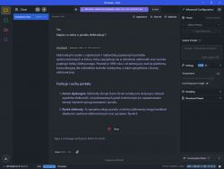 Screenshot of LM Studio with text about elektroda.pl