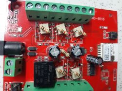 Printed circuit board with electronic components labeled Scimagic-RC SMG-8116.
