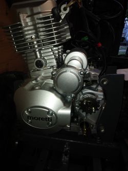 Silnik Moretii 150 162 fmj, instalacja, schemat, kable, podłączanie