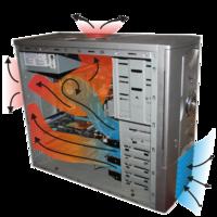 Lepsze chłodzenie CPU (schemat 3x FAN koncepcja) oc domowym sposobem