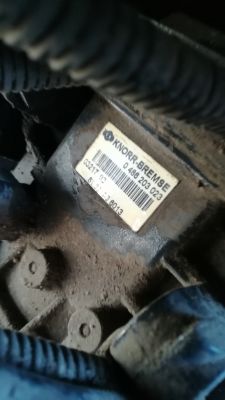 MAN TGA 2003 - Niskie napięcie EBS po wymianie zaworu, ciągnie na prawo