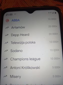 Dziwne strzałki zamiast lupki w Google na telefonie po zmianie karty SIM