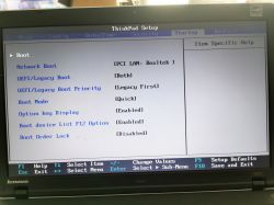 Lenovo E520 Laptop - Partycja recovery - jak się do niej dostać