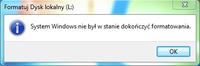 HDD Intenso - Brak możliwości sformatowania HDD w formacie plików NTFS